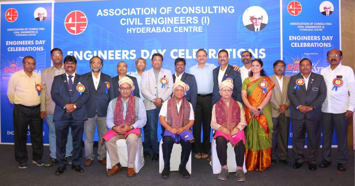 Engineers Day Celebrations Shine Bright: Association of Civil Engineers Honors Remarkable Talent on M. Visvesvaraya's 152nd Birth Anniversary